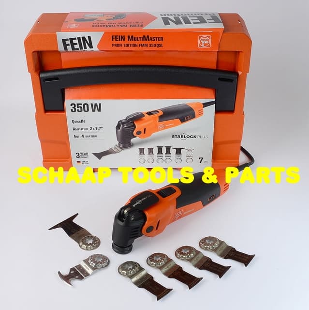 Fein MultiMaster ProfiEdition 2018 met 5 ECut zaagladen en MultiMes